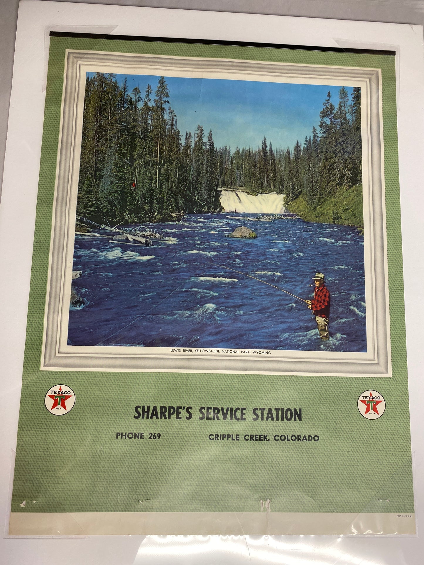 Sharpe's Service Station, Sign