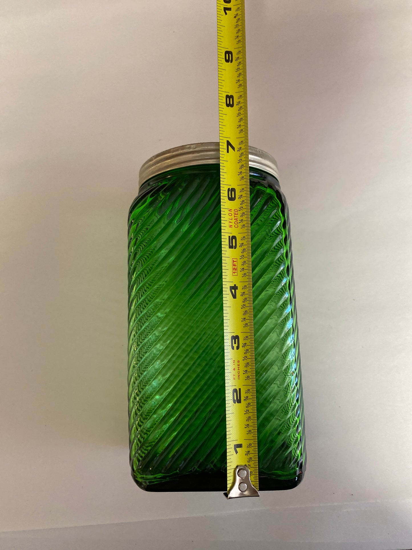 Vintage Green Hoosier Jar