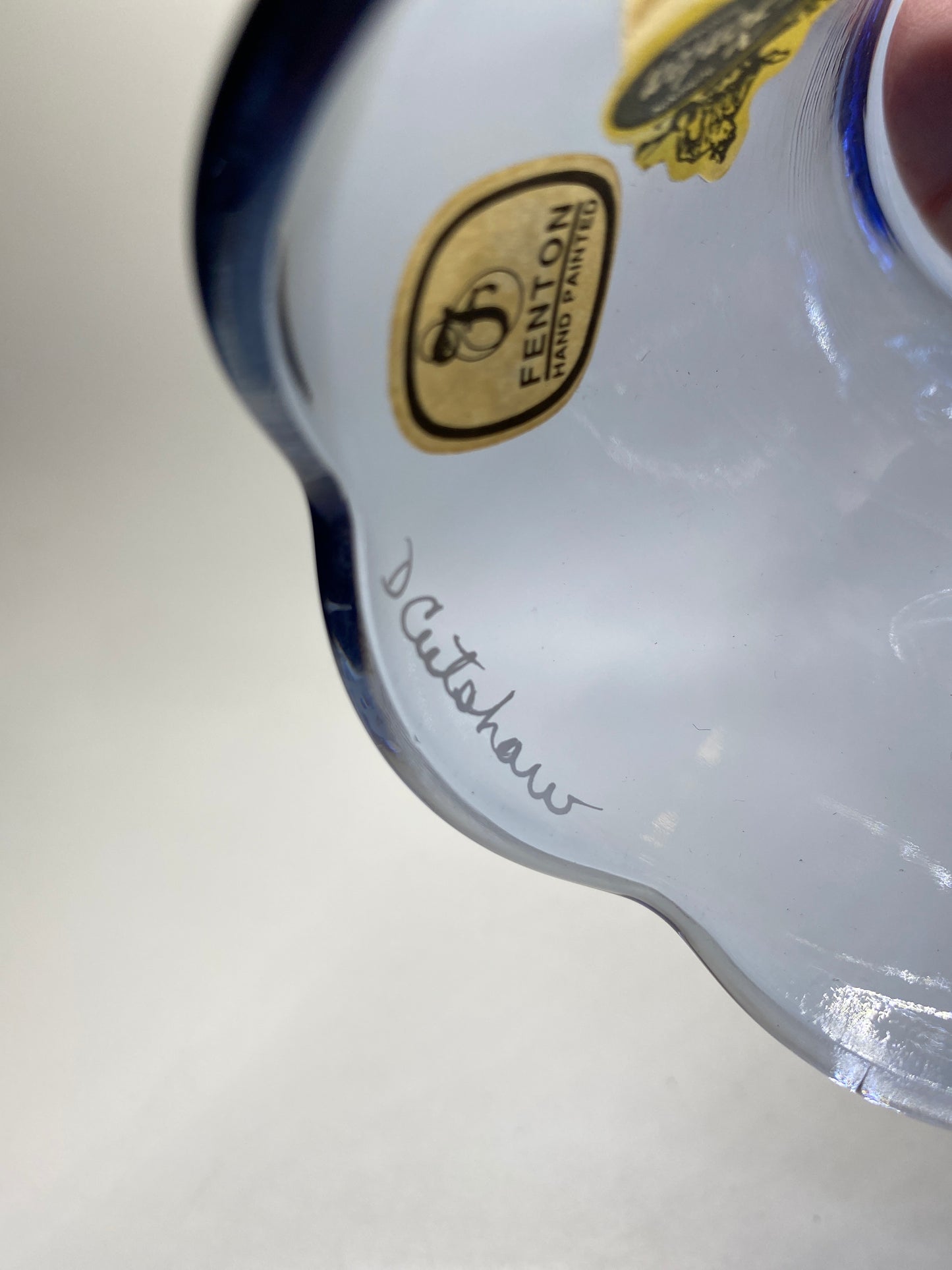 Fenton Glass Bell, Painted
