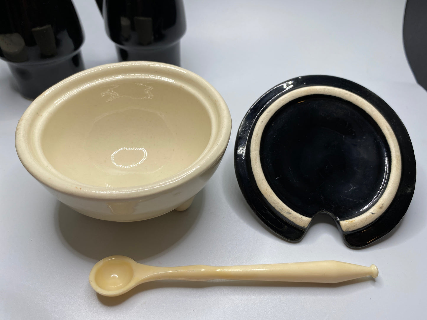 USA Pottery Condiment Set