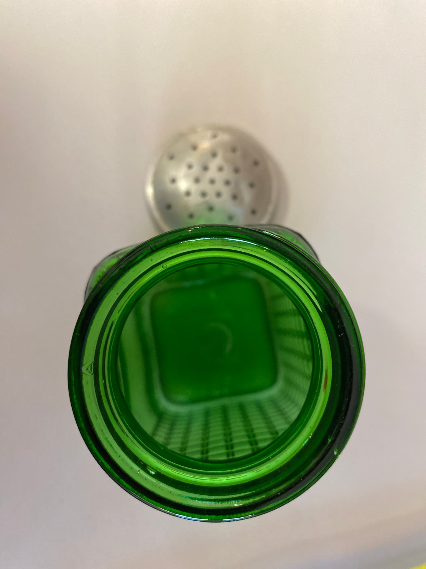 Vintage Green Hoosier Jar
