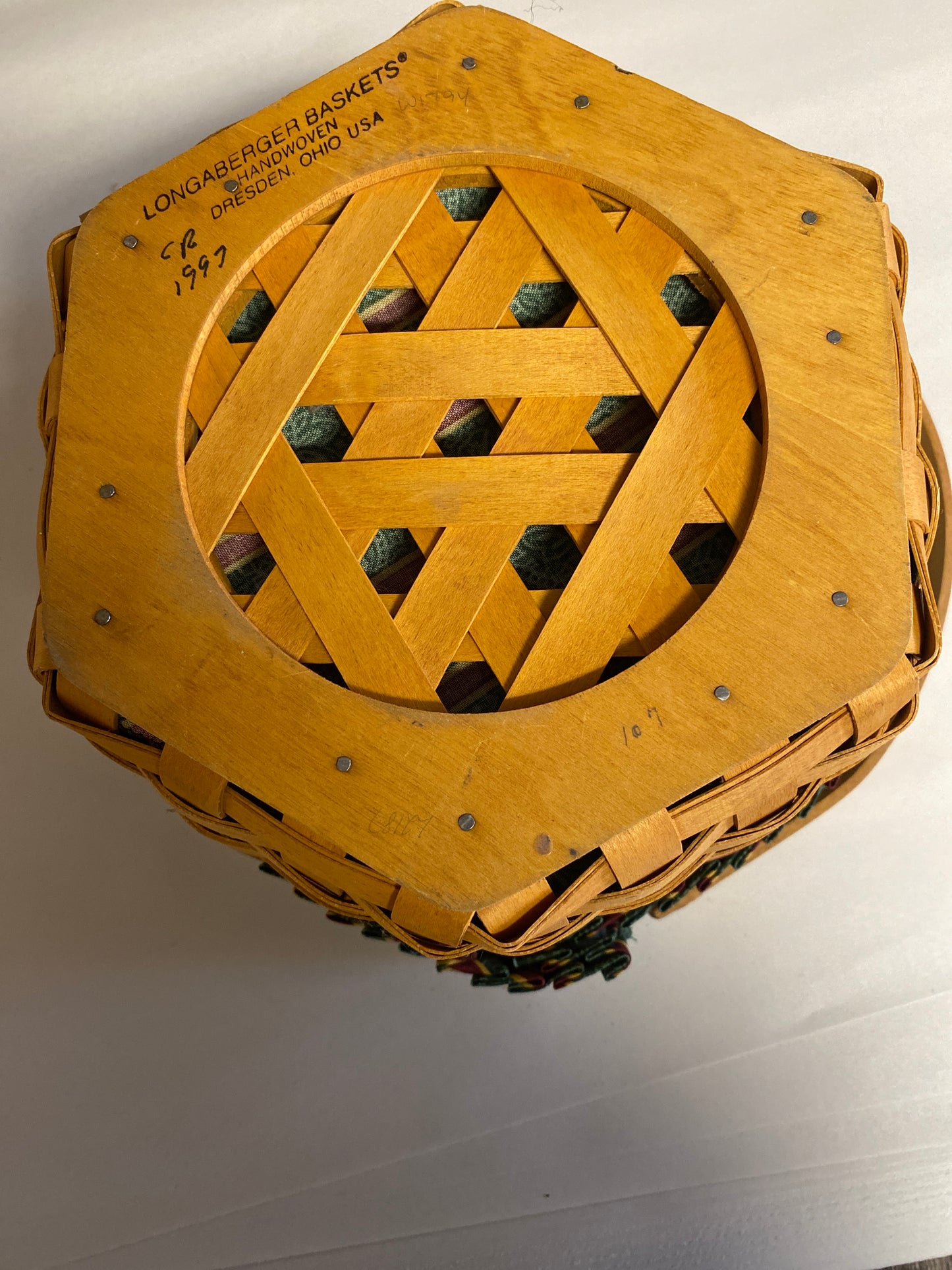 1997 Longaberger Basket