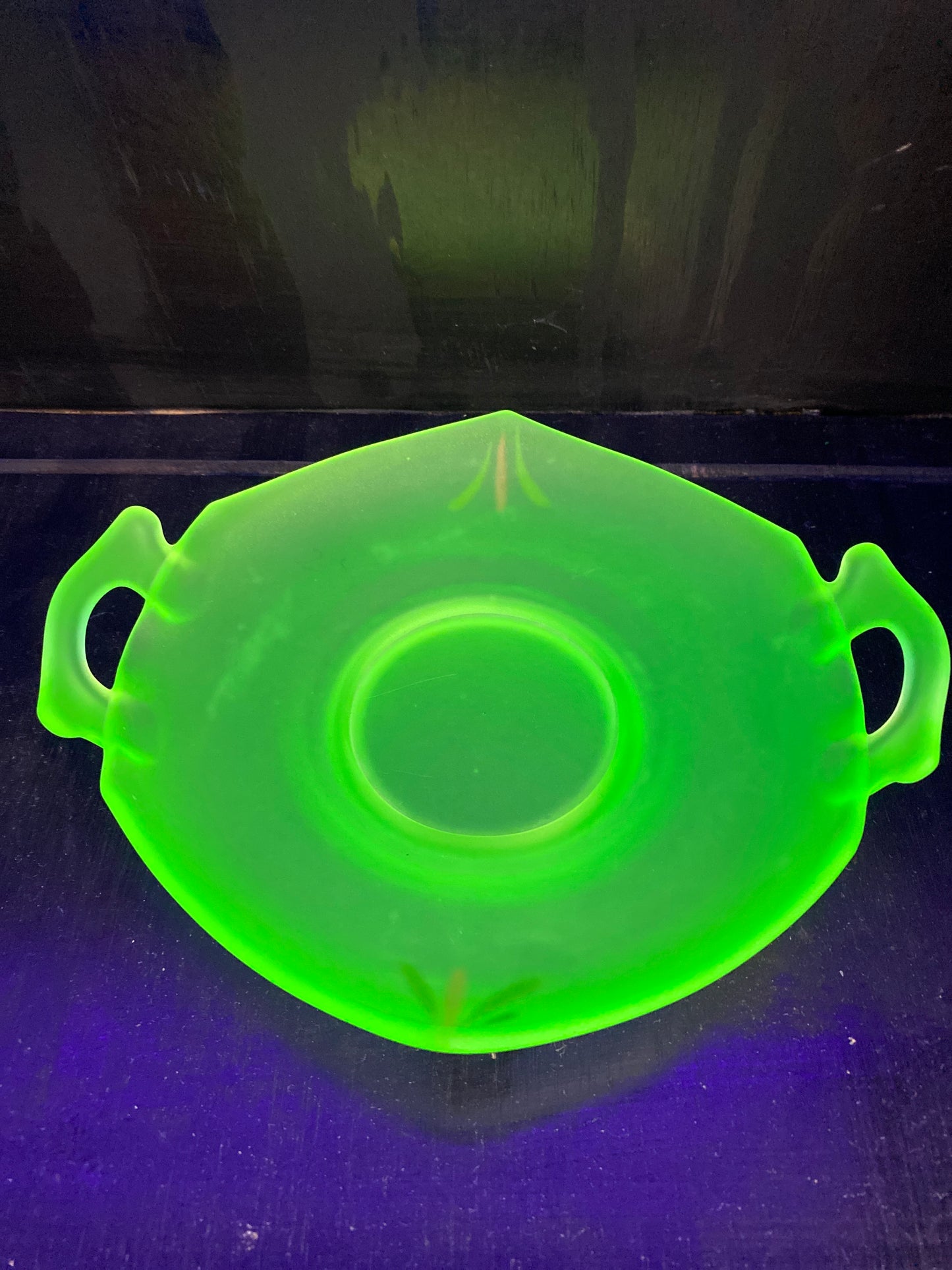 Vtg Double Handle Dish