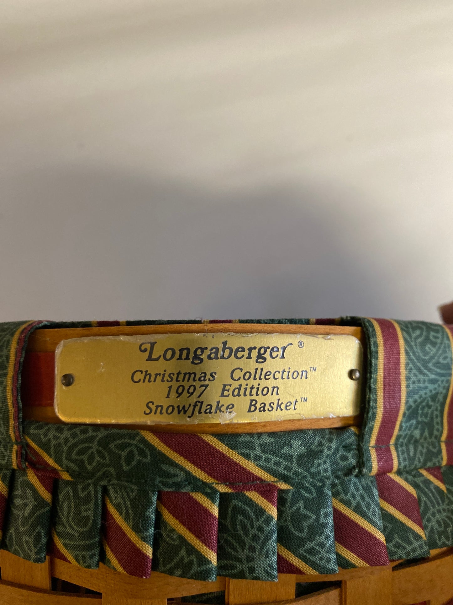 1997 Longaberger Basket