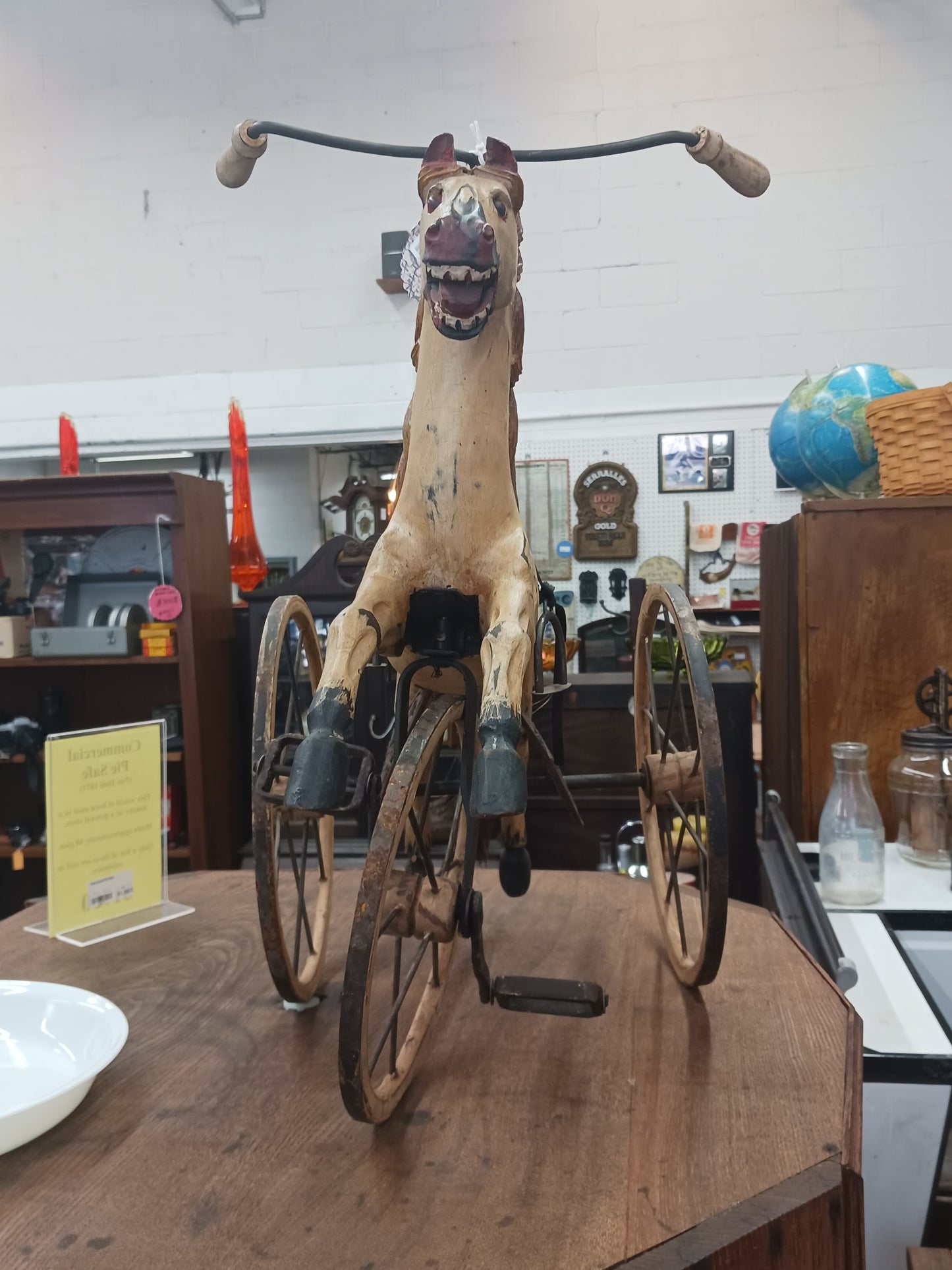 Wooden Horse Tricycle