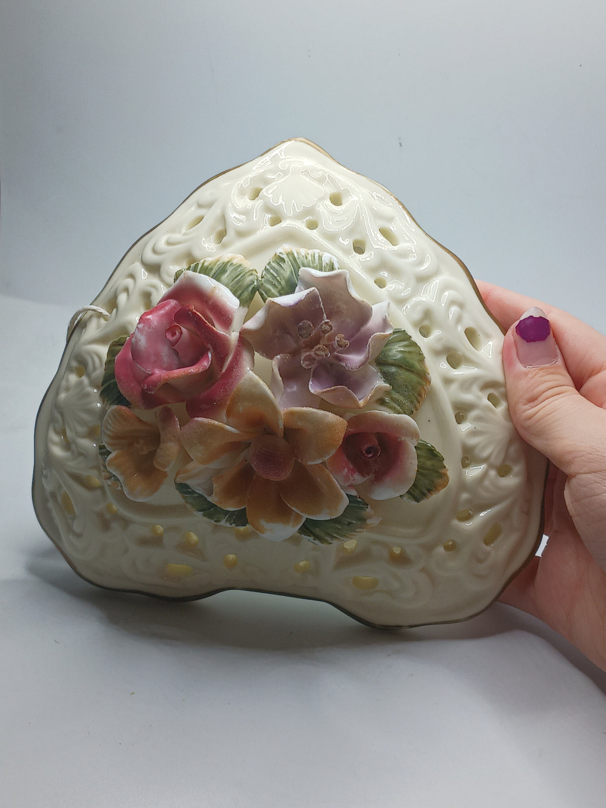 Heart Shaped White Porcelain