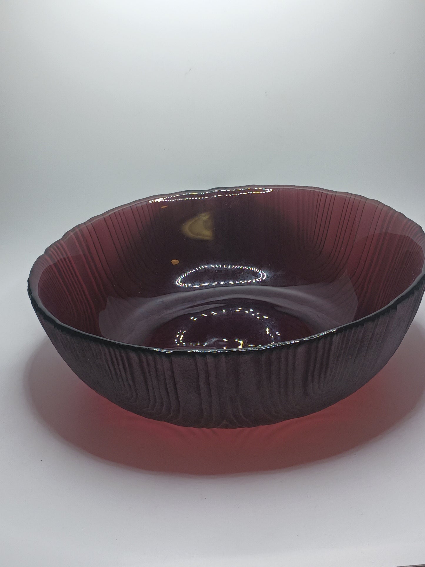 Dark Amethyst Glass Bowl