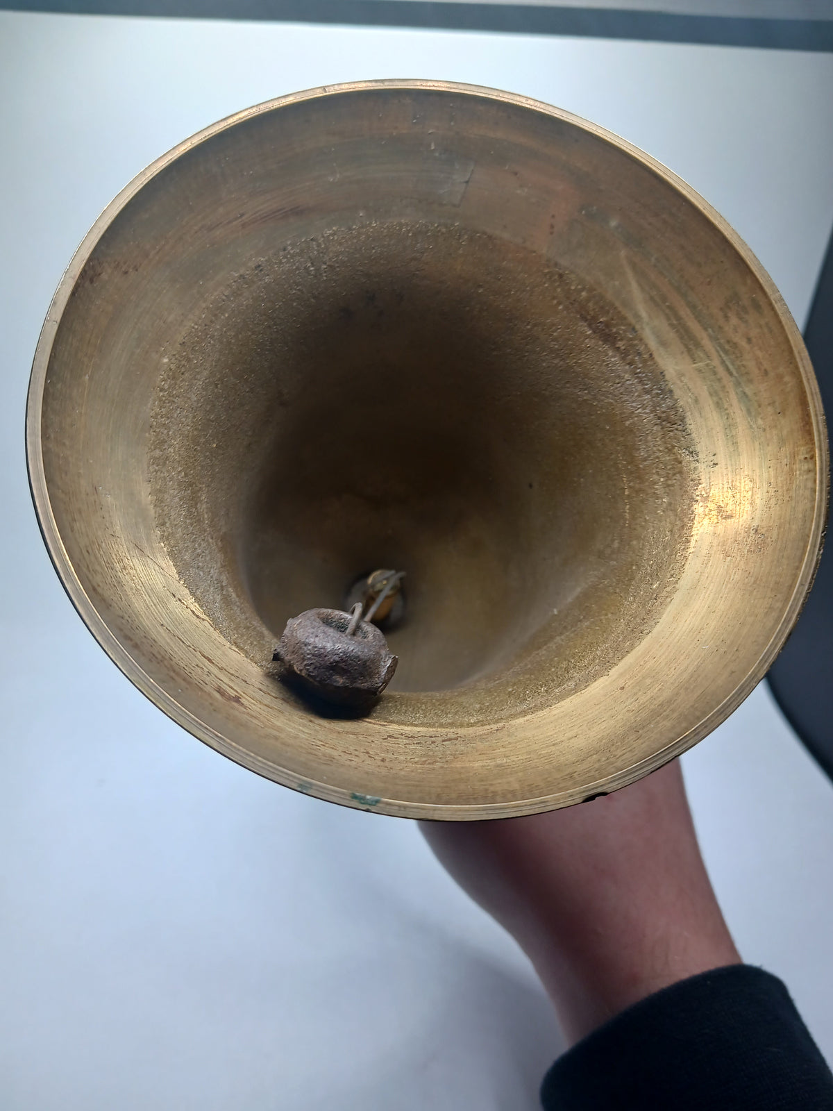 Brass Hand Held Shcool Bell with