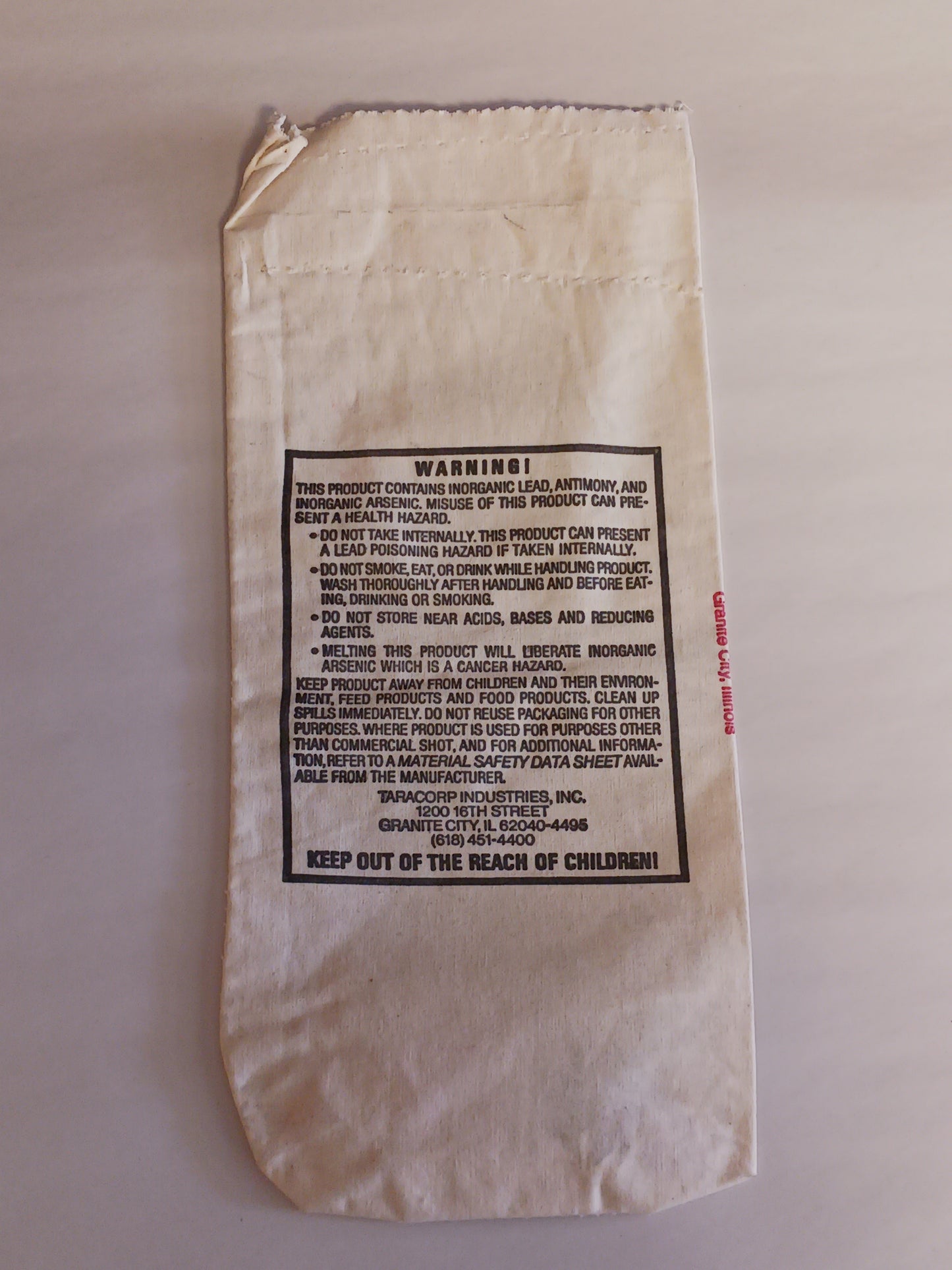 Canvas Shot Bag