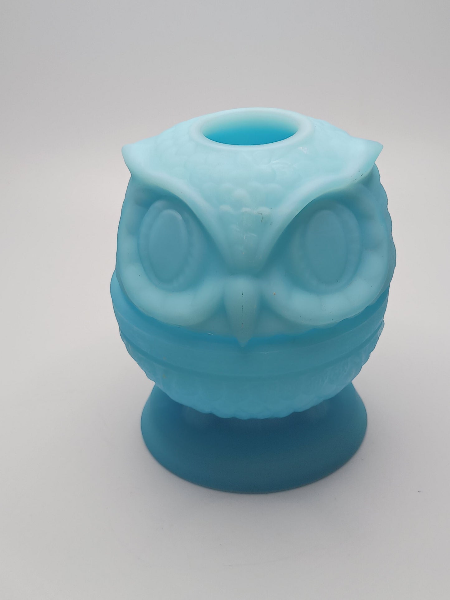 Fenton Glass Owl Fairy Lamp