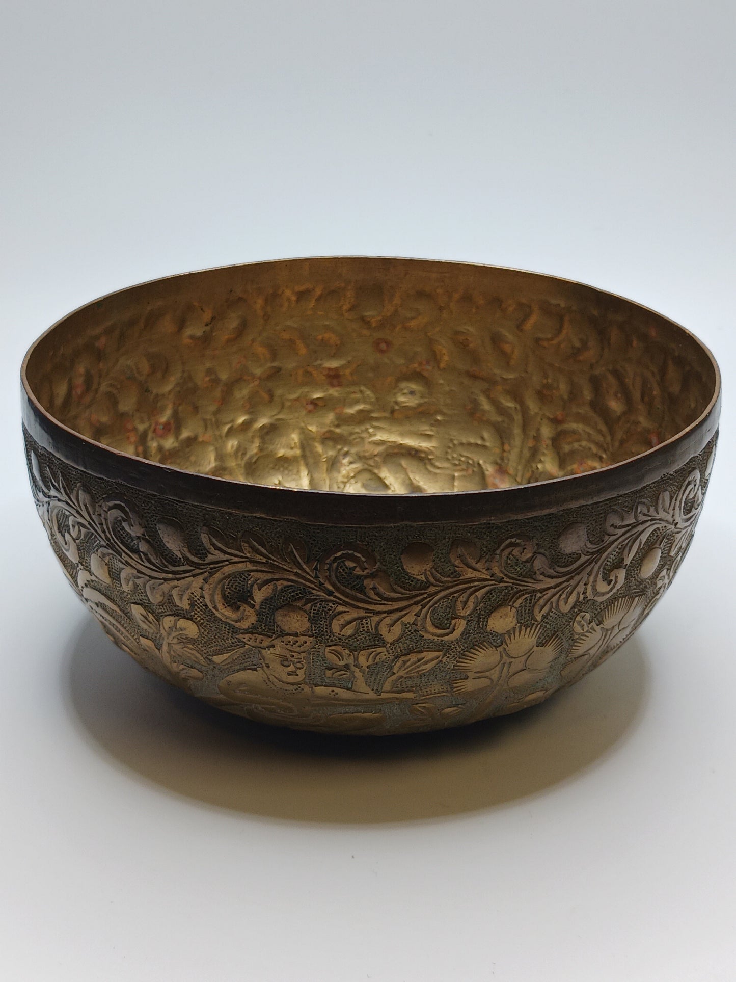 Etched Brass Bowl