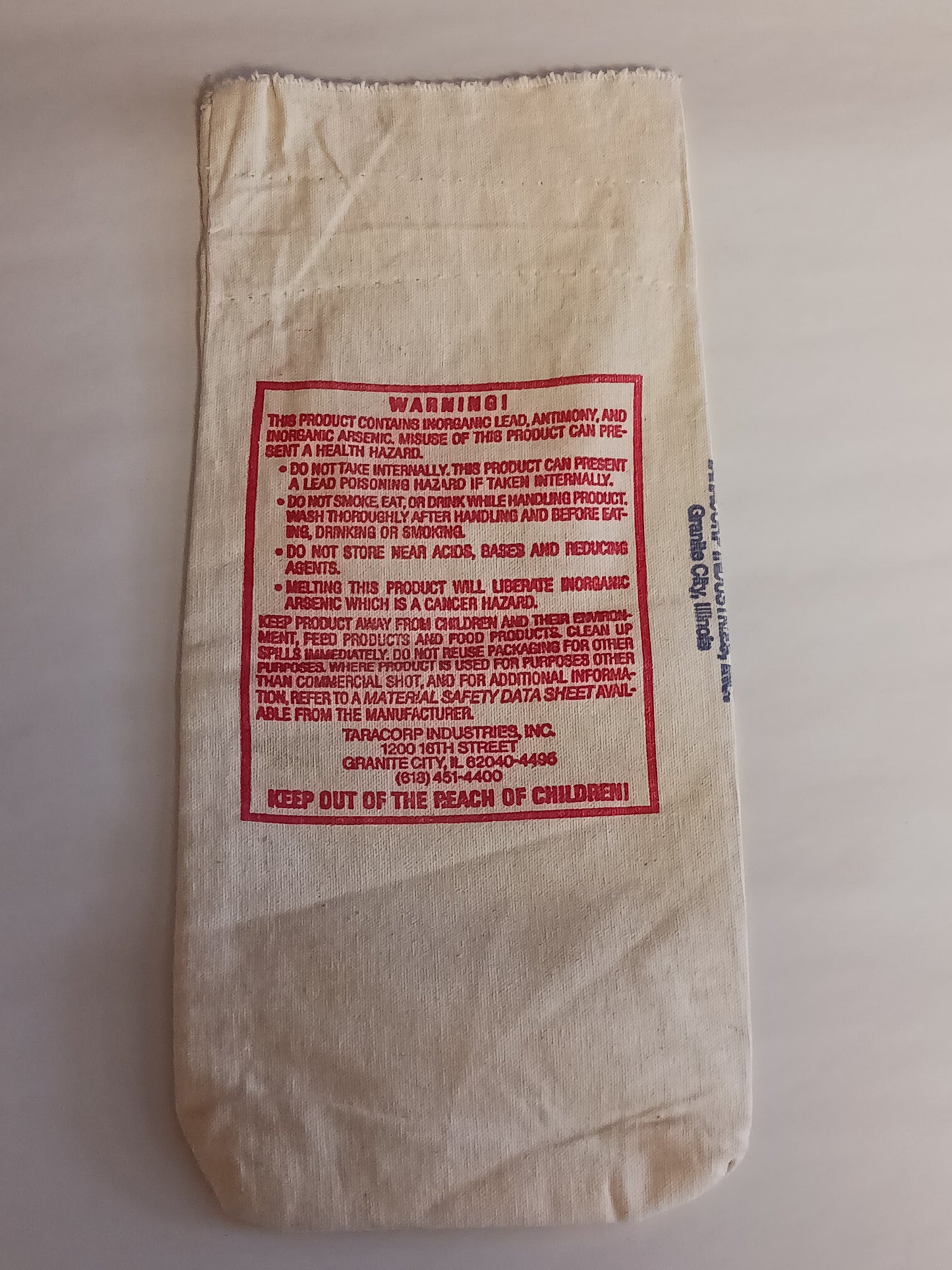 Canvas Shot Bag