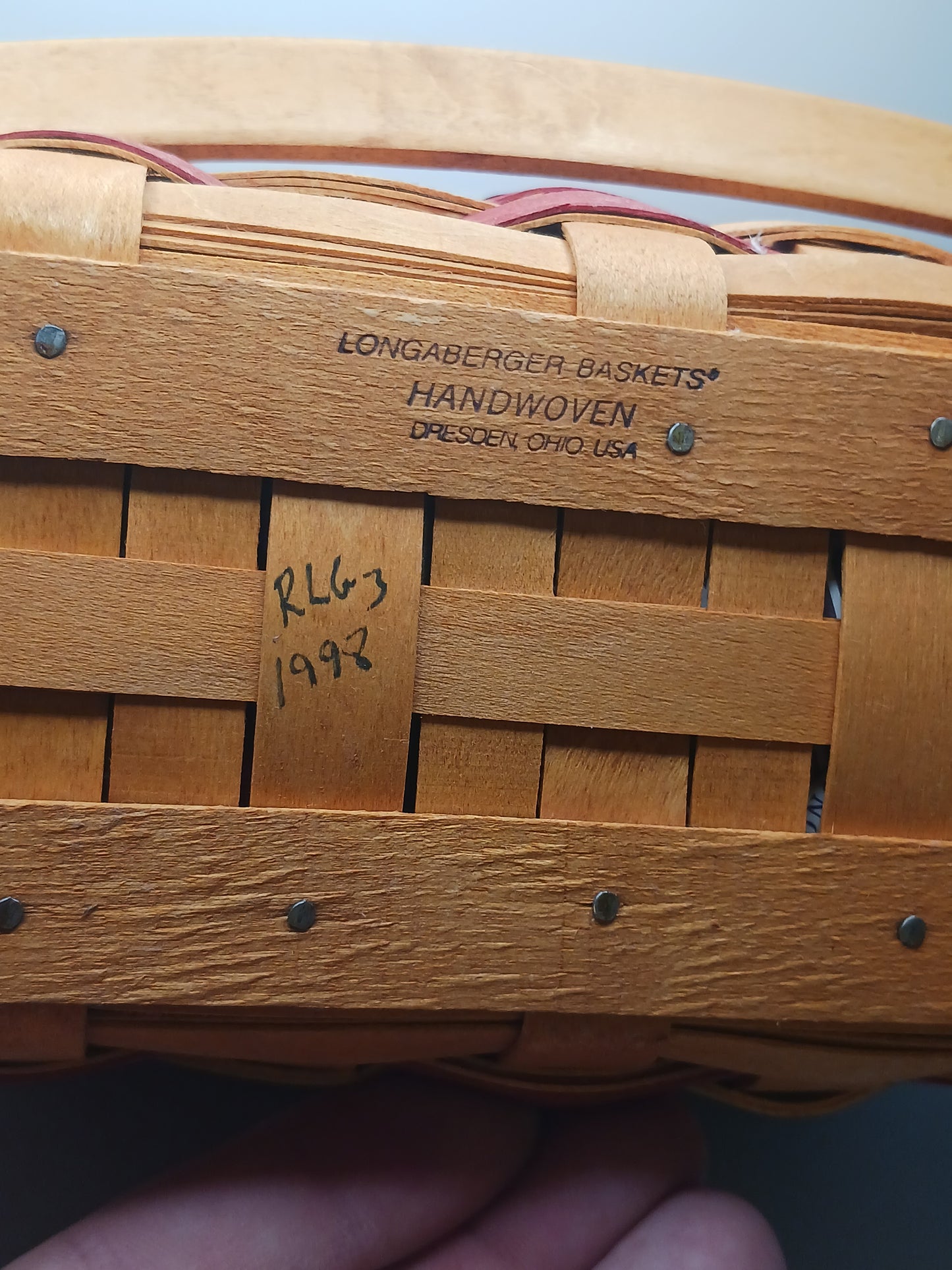 Longaberger 1998 Basket