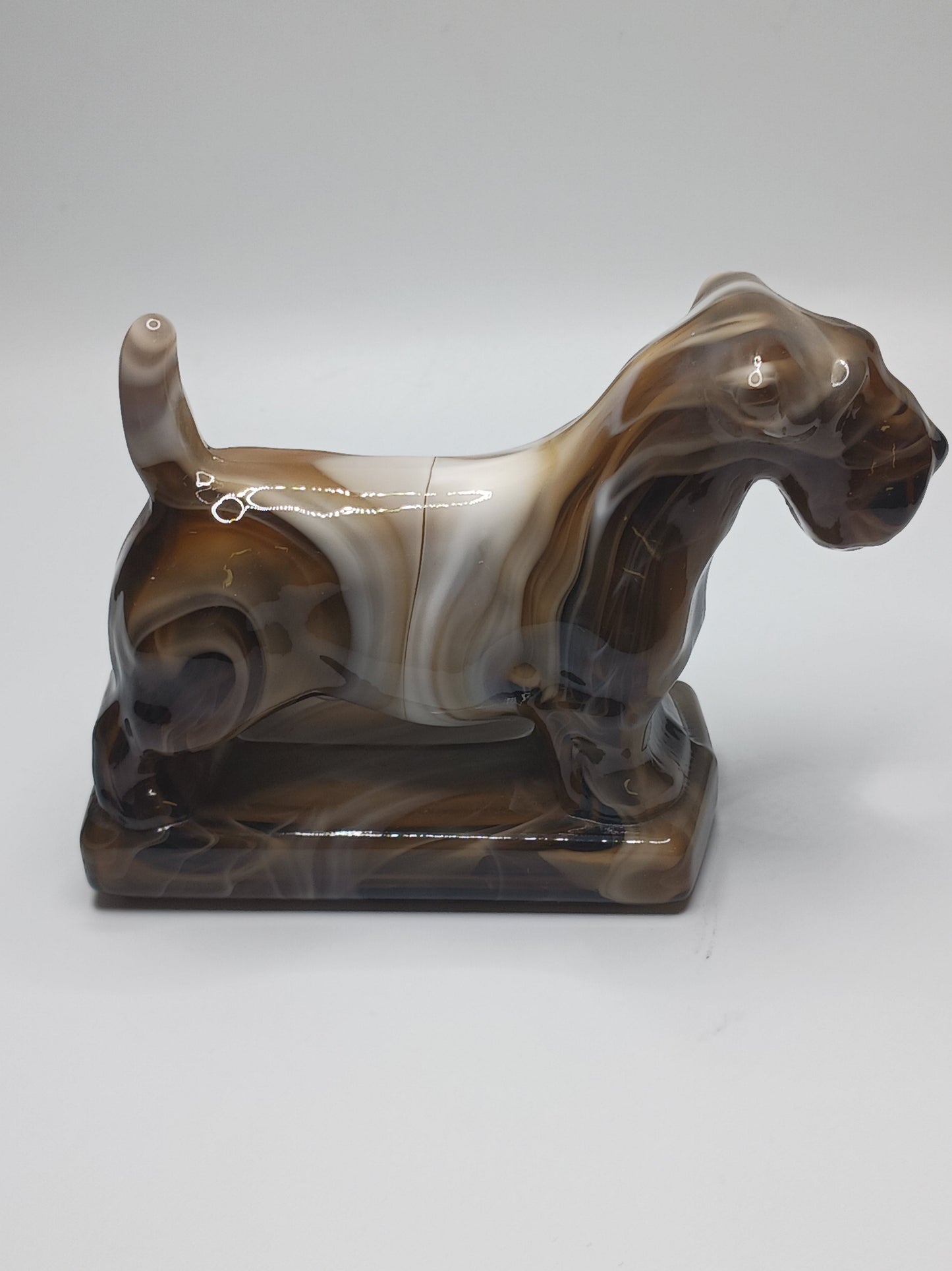 Caramel Slag Scottie Dog