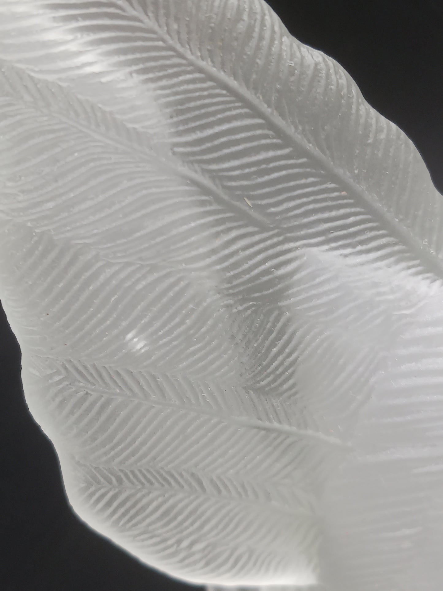 Glass, Frosted Hen on Nest
