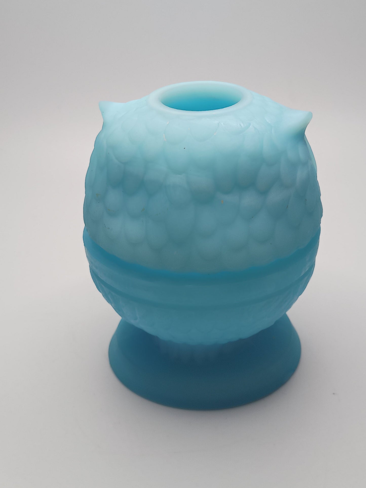 Fenton Glass Owl Fairy Lamp