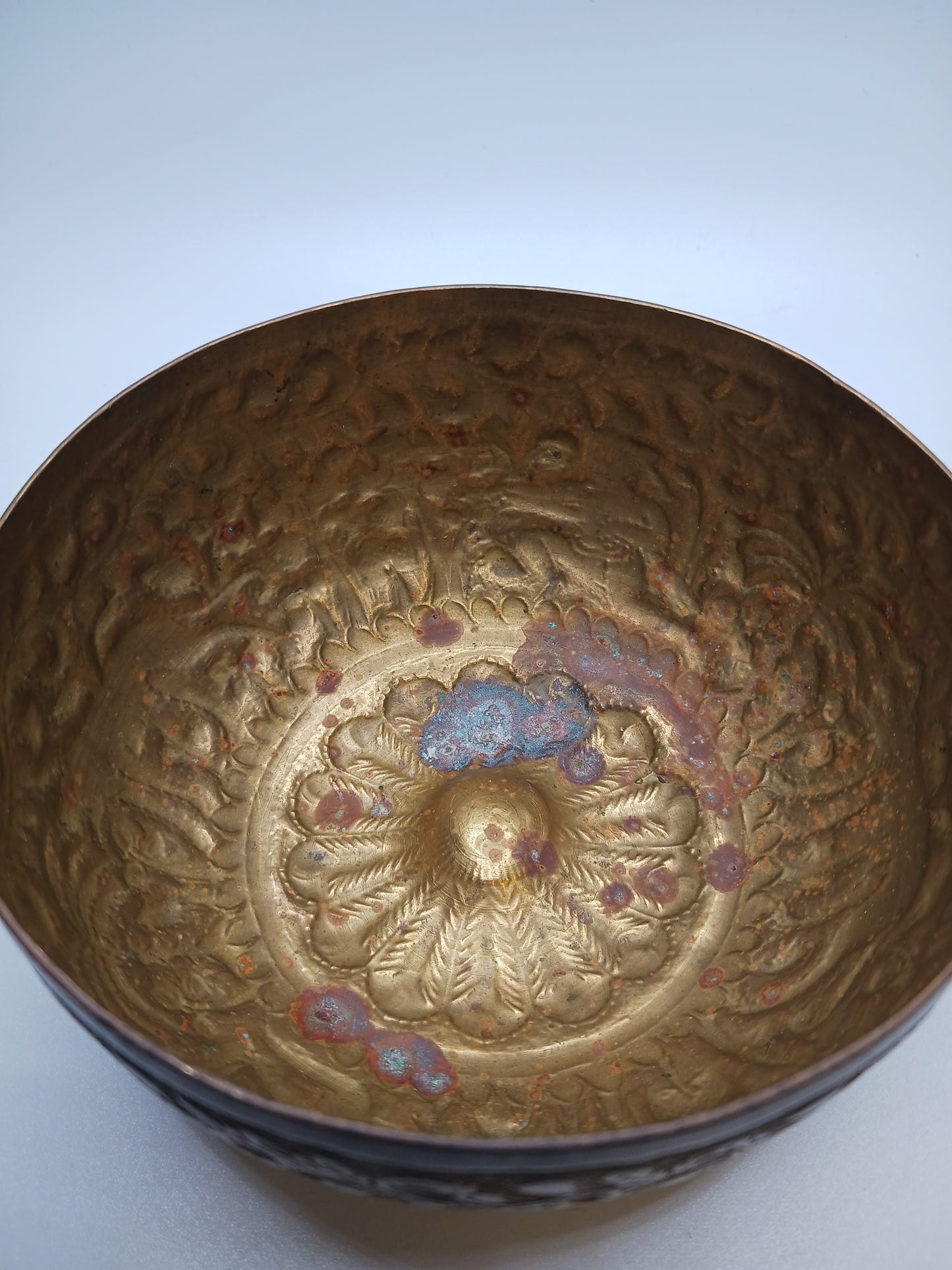 Etched Brass Bowl