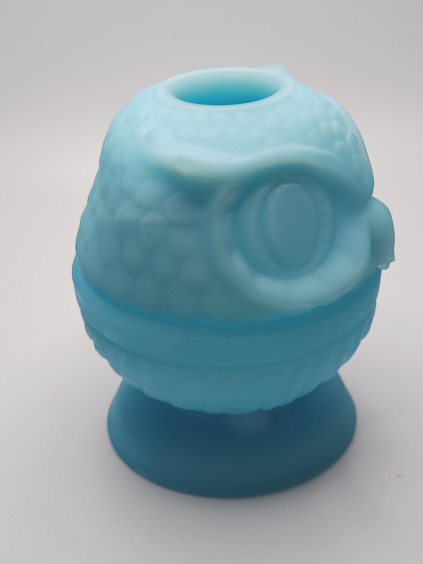 Fenton Glass Owl Fairy Lamp
