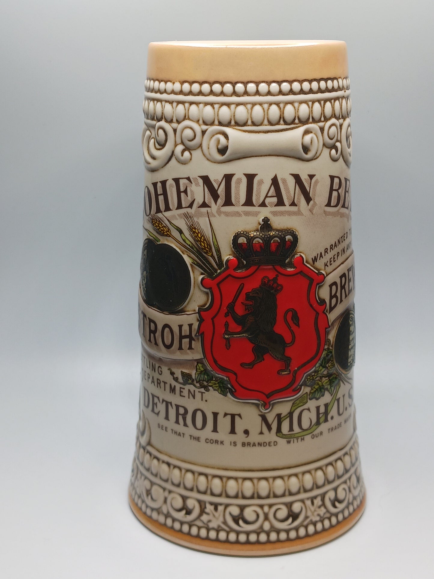Stroh's Beer Stein