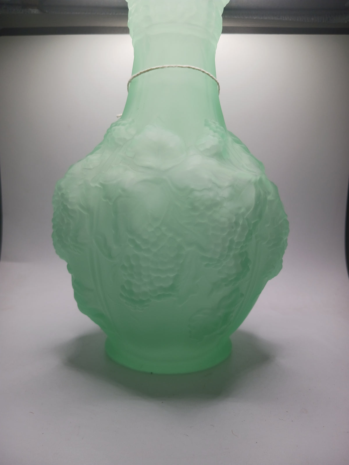 Imperial Glass Raised Grapes Vase
