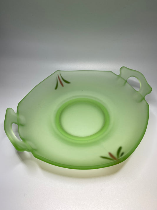 Vtg Double Handle Dish