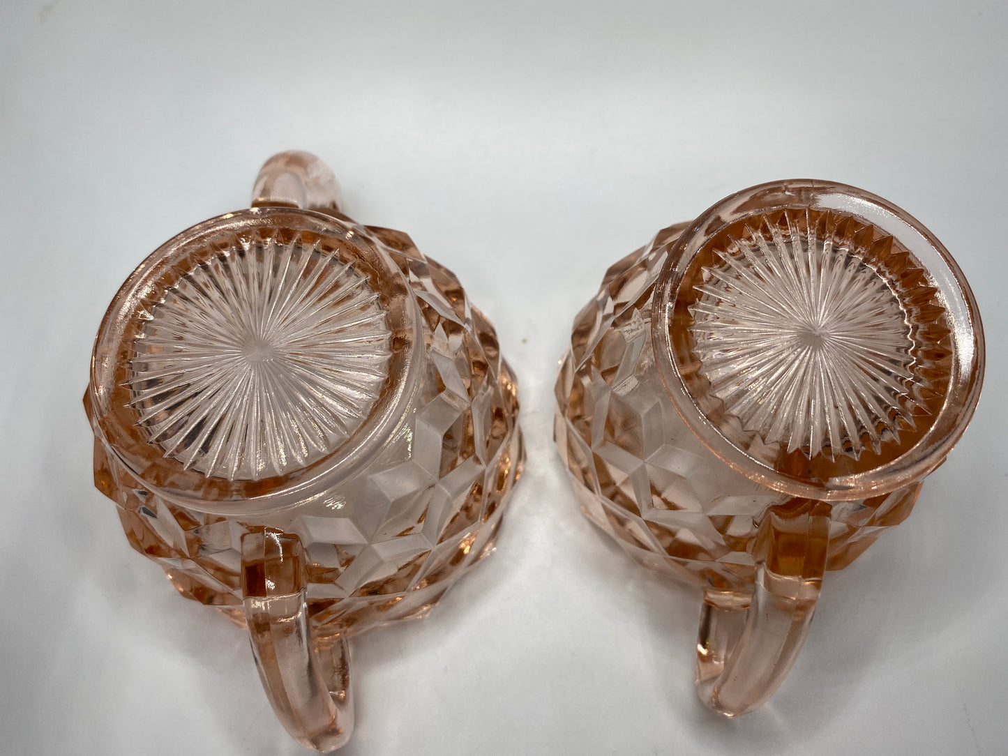 Fostoria Glass, Cream & Sugar