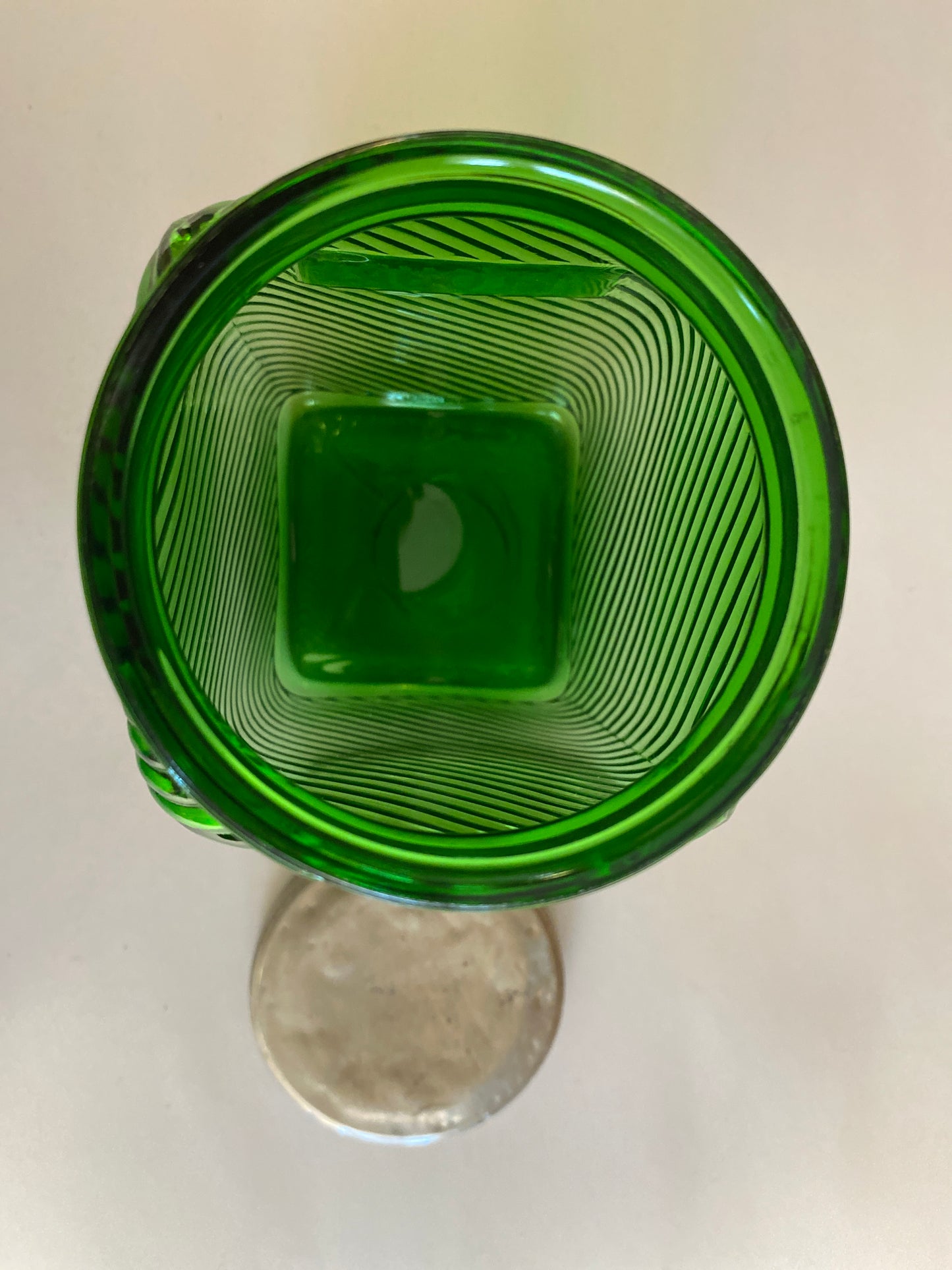 Vintage Green Hoosier Jar