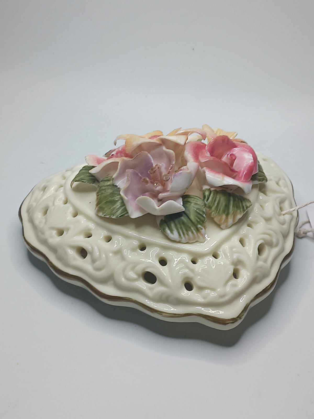 Heart Shaped White Porcelain