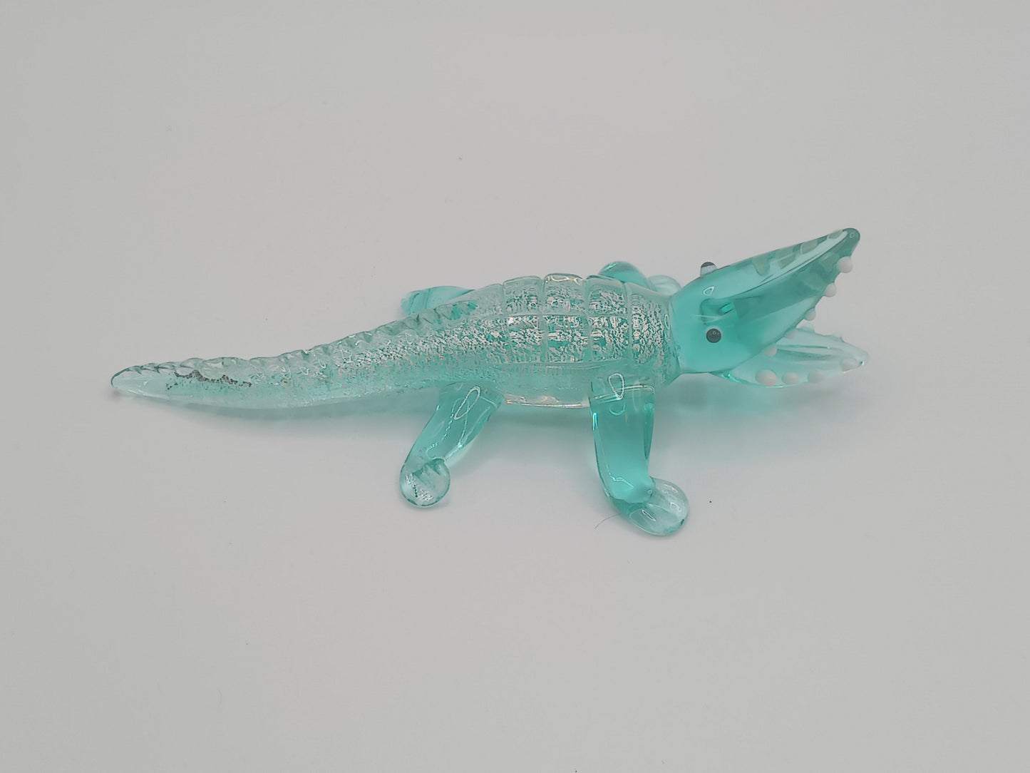 Fitz & Floyd Glass Alligator