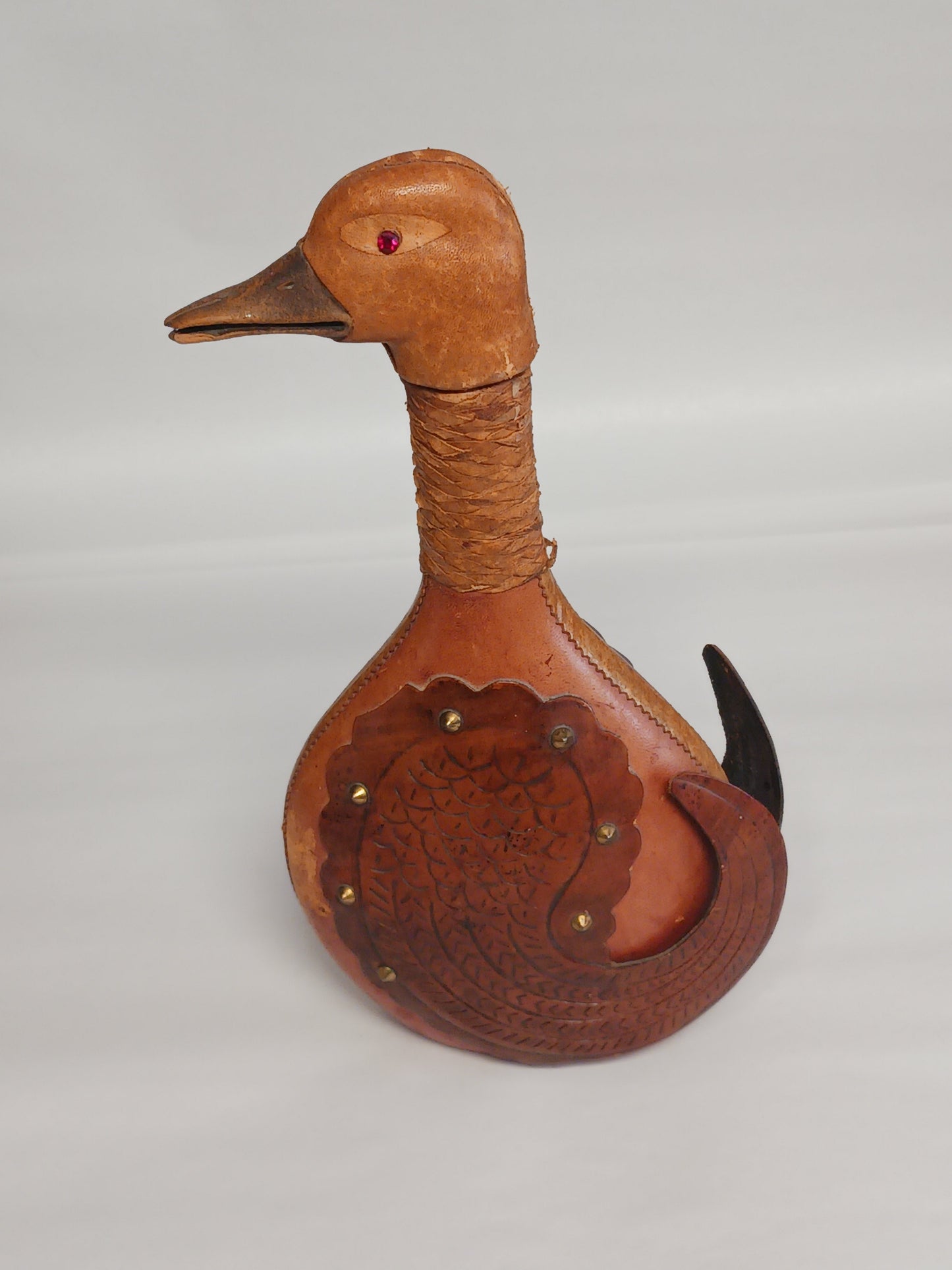 Leather Duck Decanter