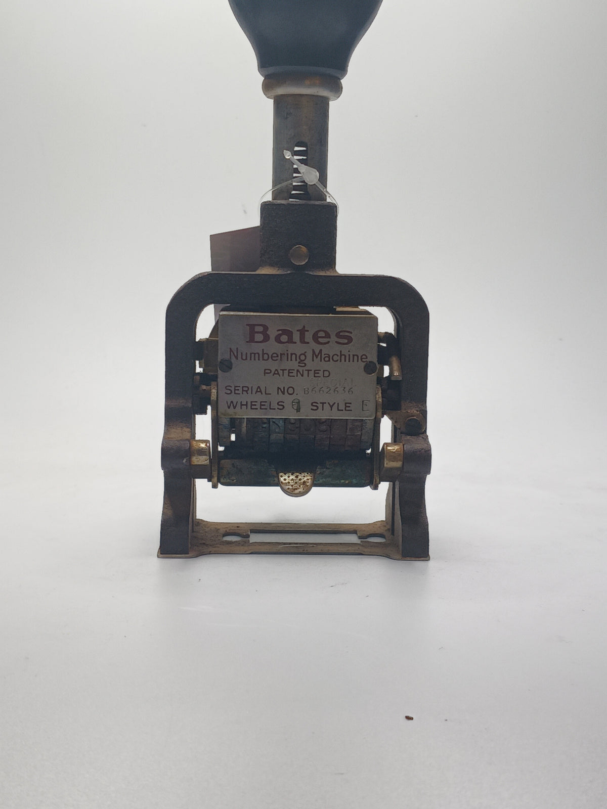 Vtg Bates Numbering Machine