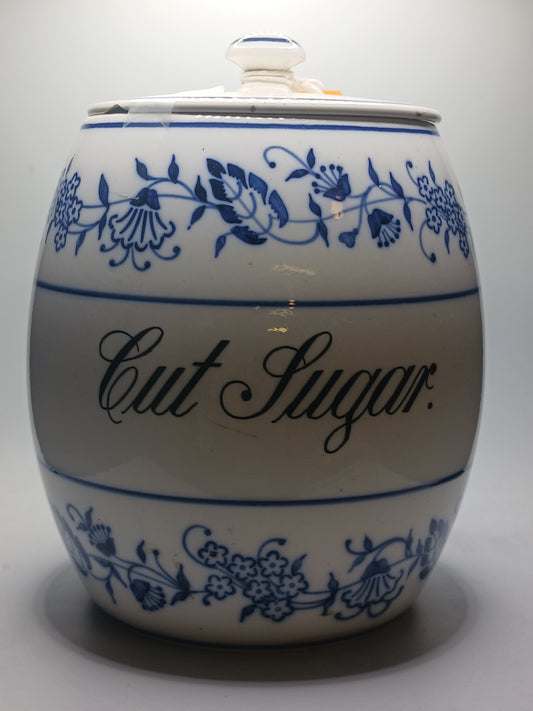German Porcelain Sugar Canister