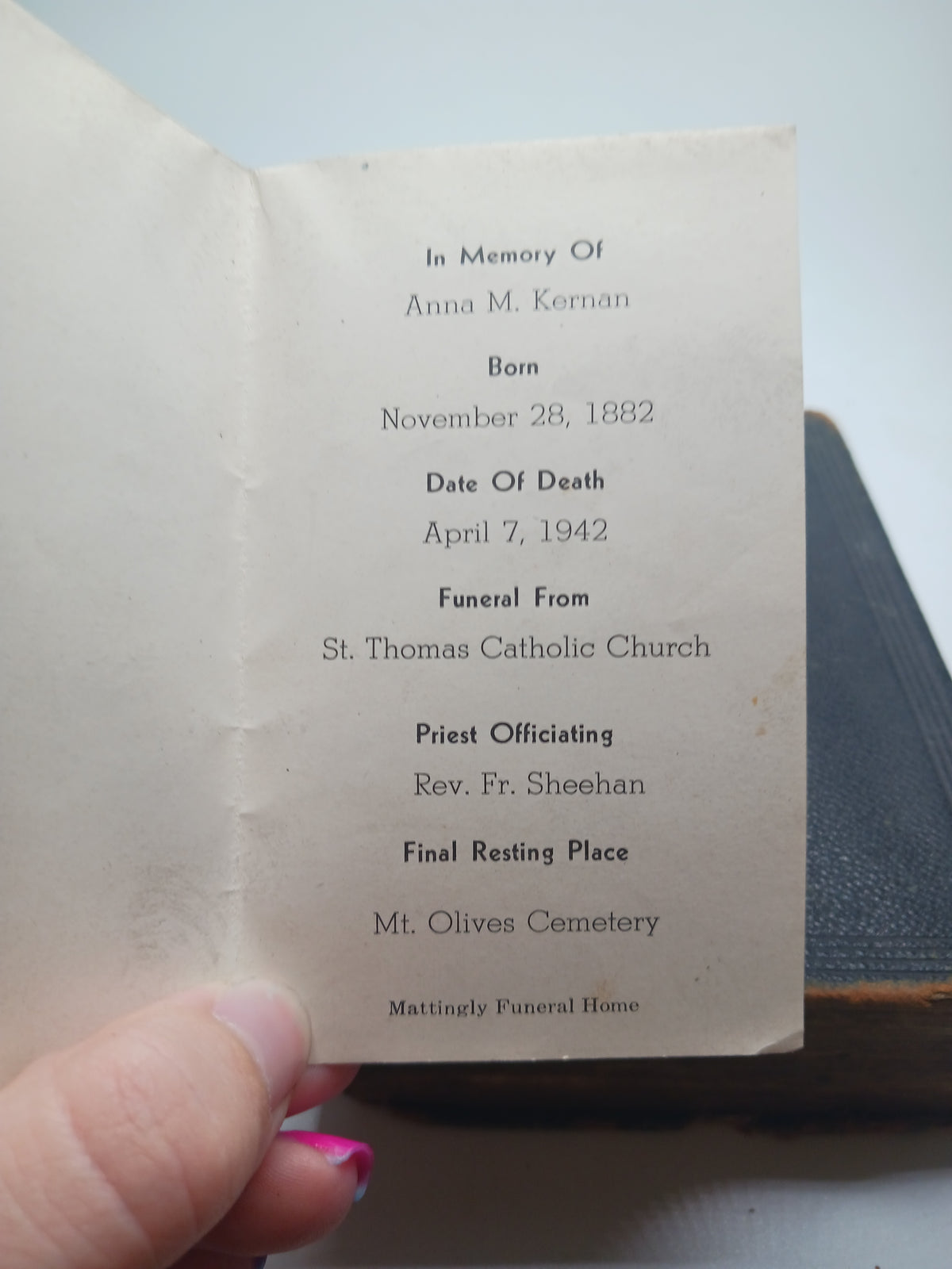 Antique Bible