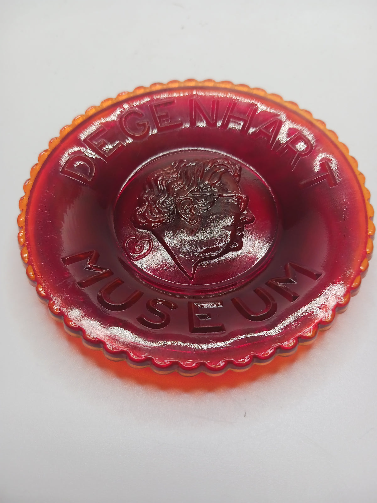 Degenhart Museum Glass Plate