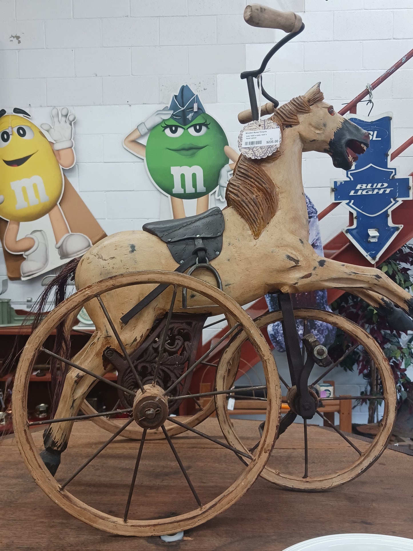 Wooden Horse Tricycle
