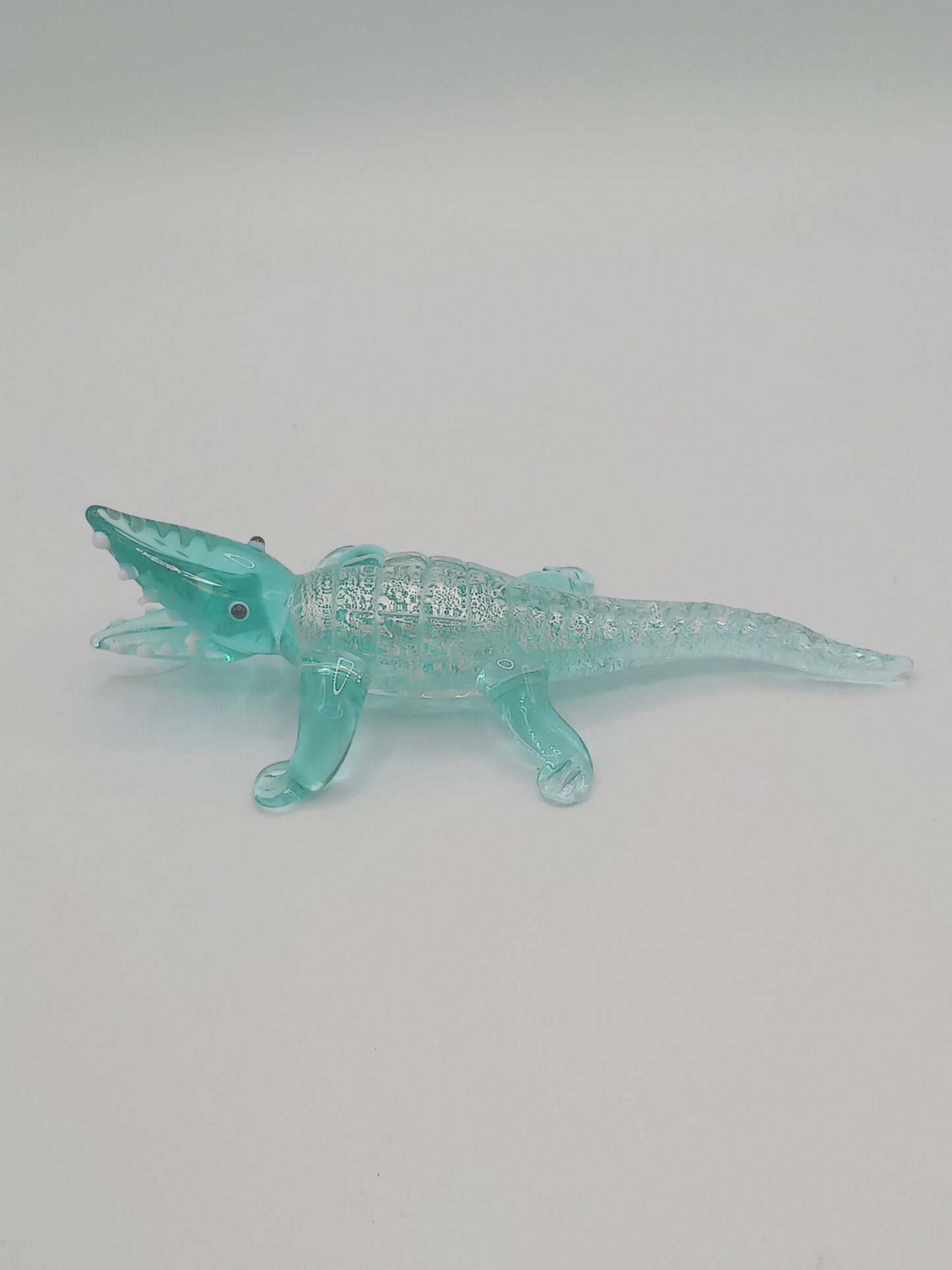 Fitz & Floyd Glass Alligator