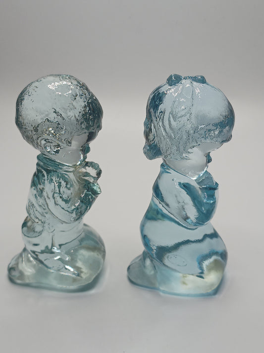 Fenton Praying Boy/Girl Pair