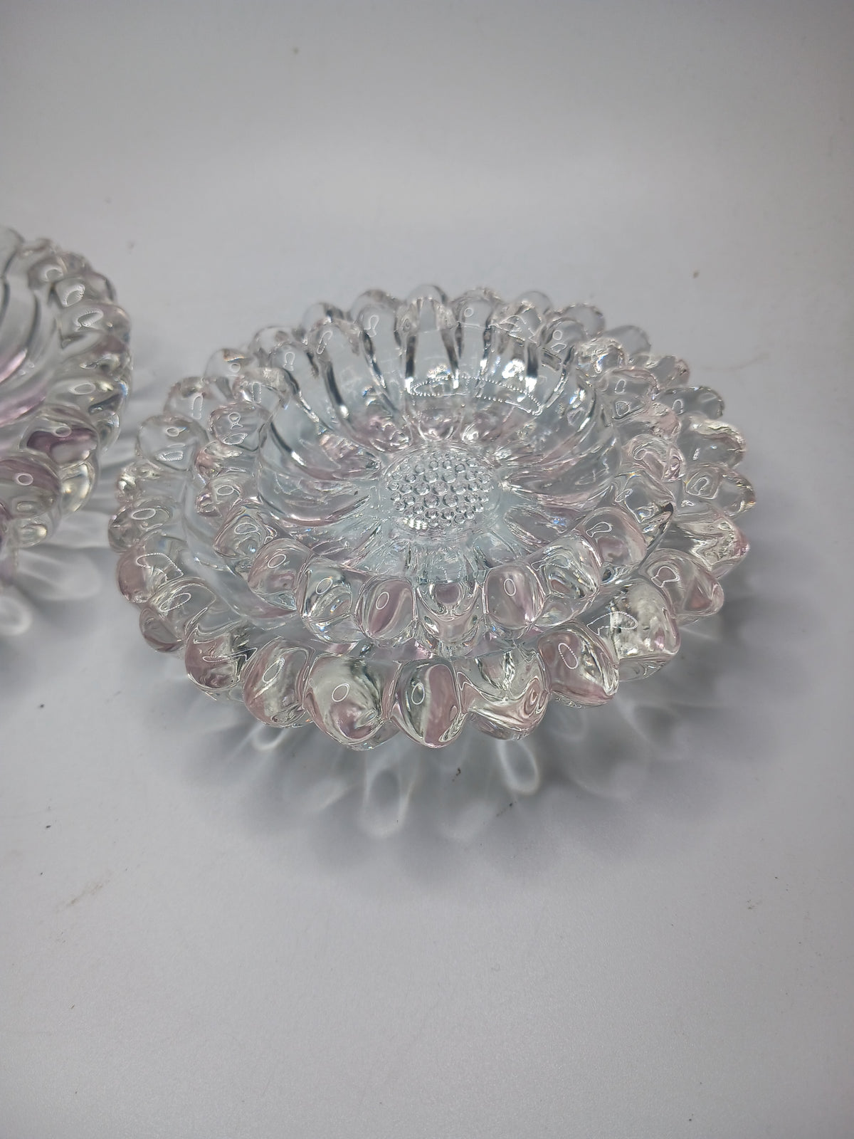Sunflower Nesting Glass Ashtray