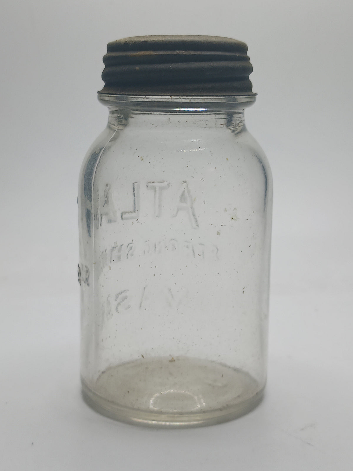 Atlas Mason Jar Glass Coin Bank