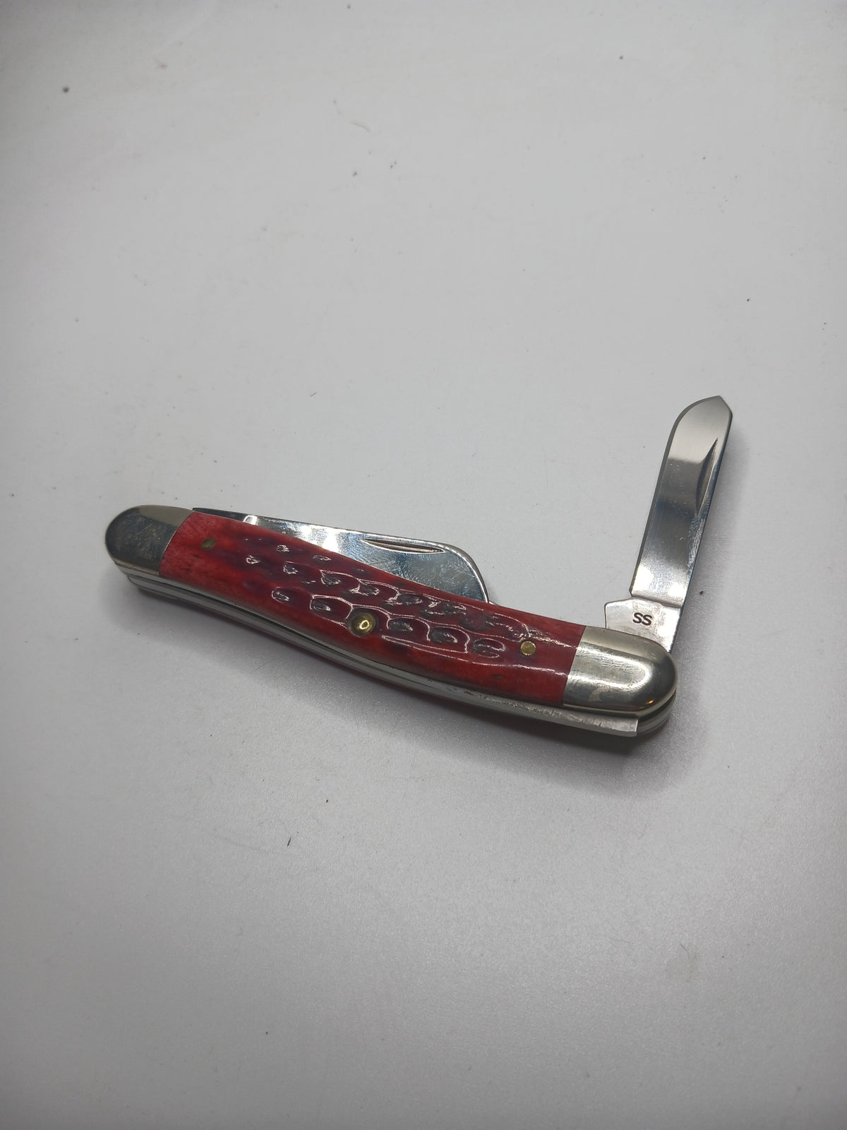 Vtg. Case XX Redbone Mini Trapper