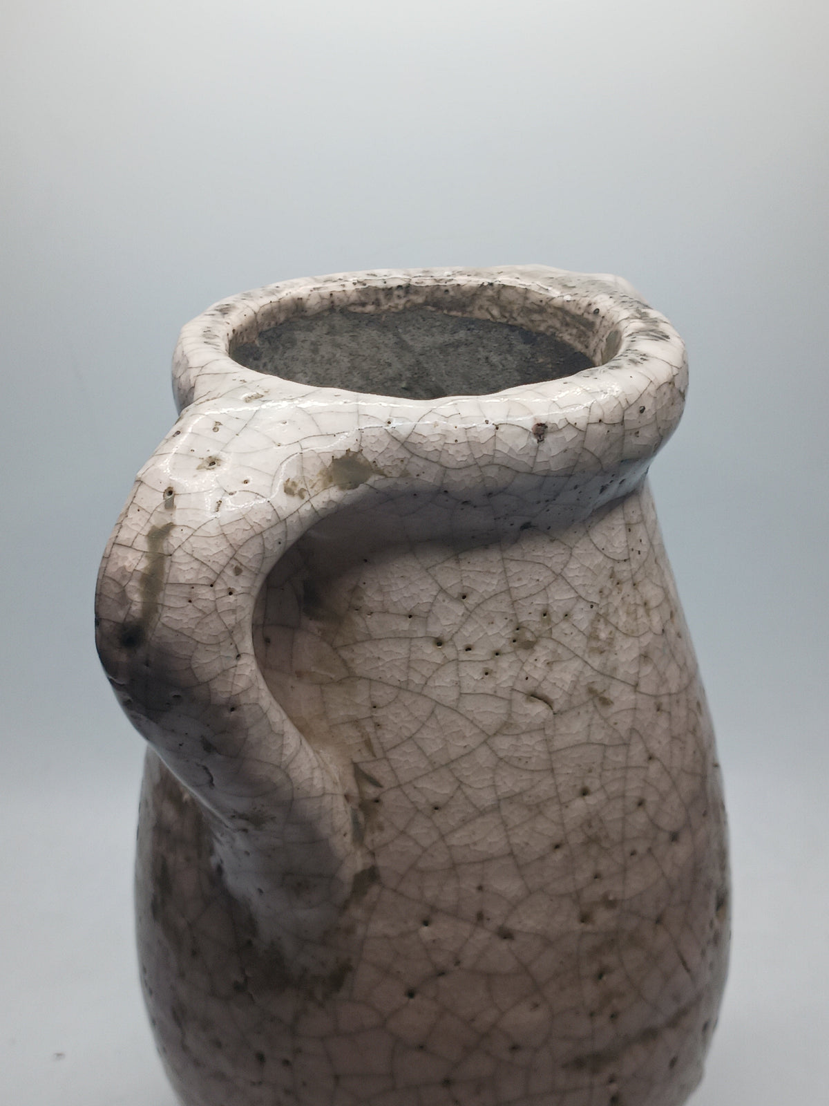 Crazed Pottery Vase