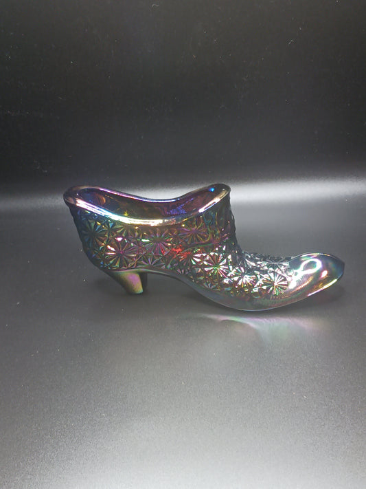 Vtg. LE Smith Glass Shoe