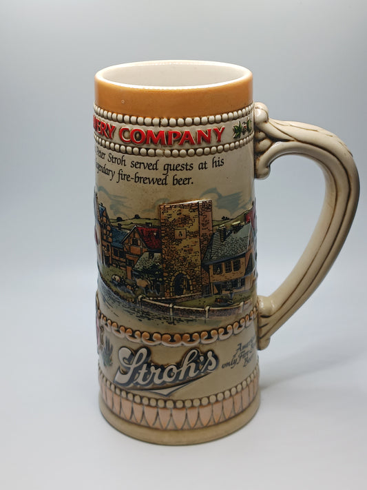 Stroh's Beer Stein