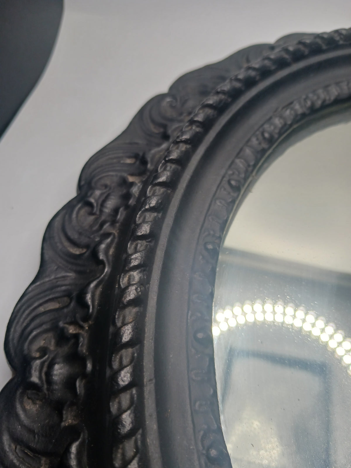 Cast Iron Wall Mirror