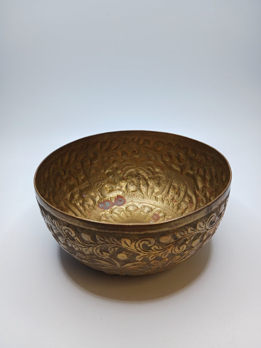 Etched Brass Bowl