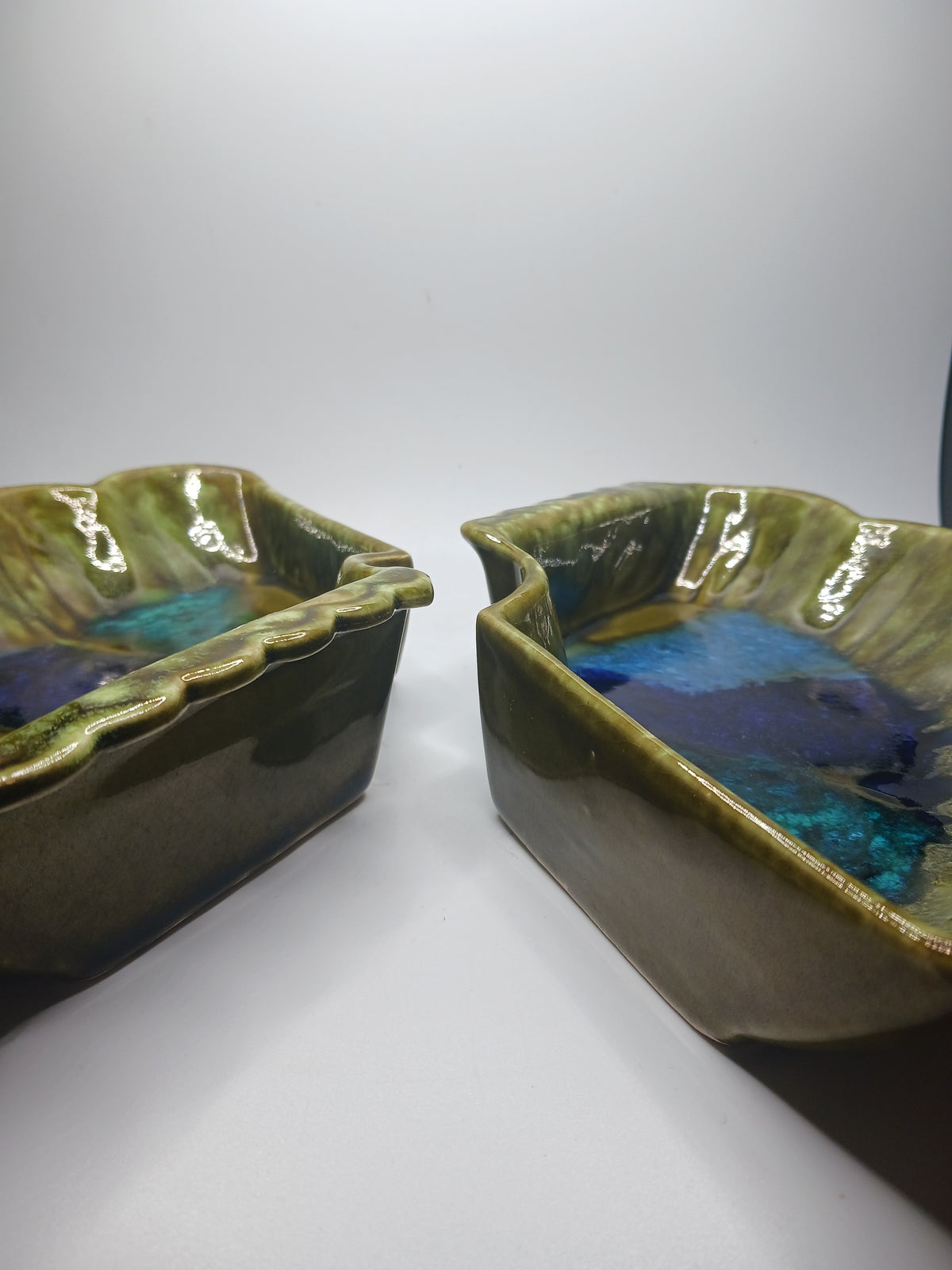 4pc. USA Pottery Relish Dish Set