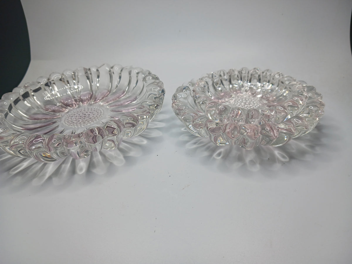Sunflower Nesting Glass Ashtray
