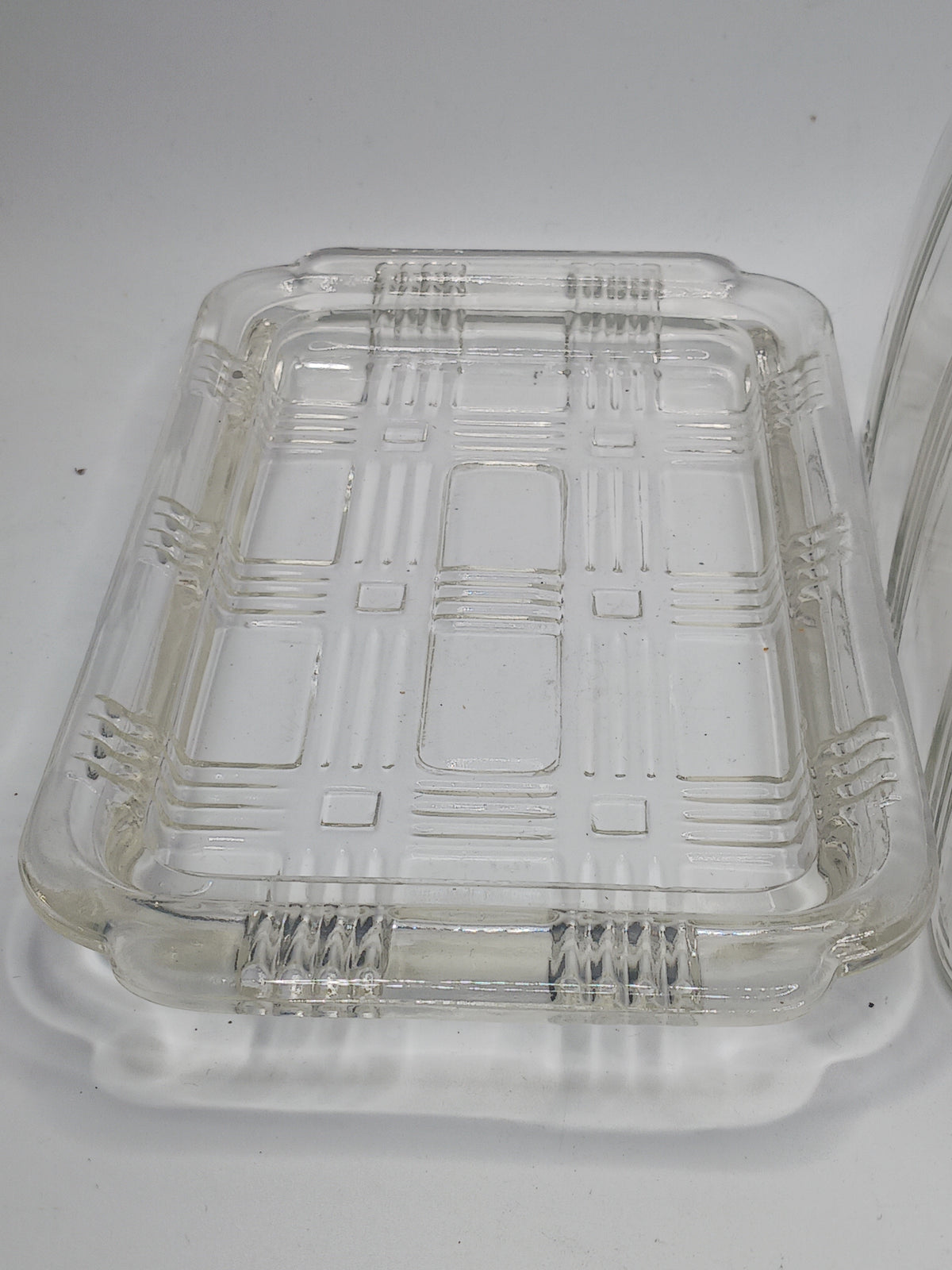 Hazel Atlas 1pound Butter Dish