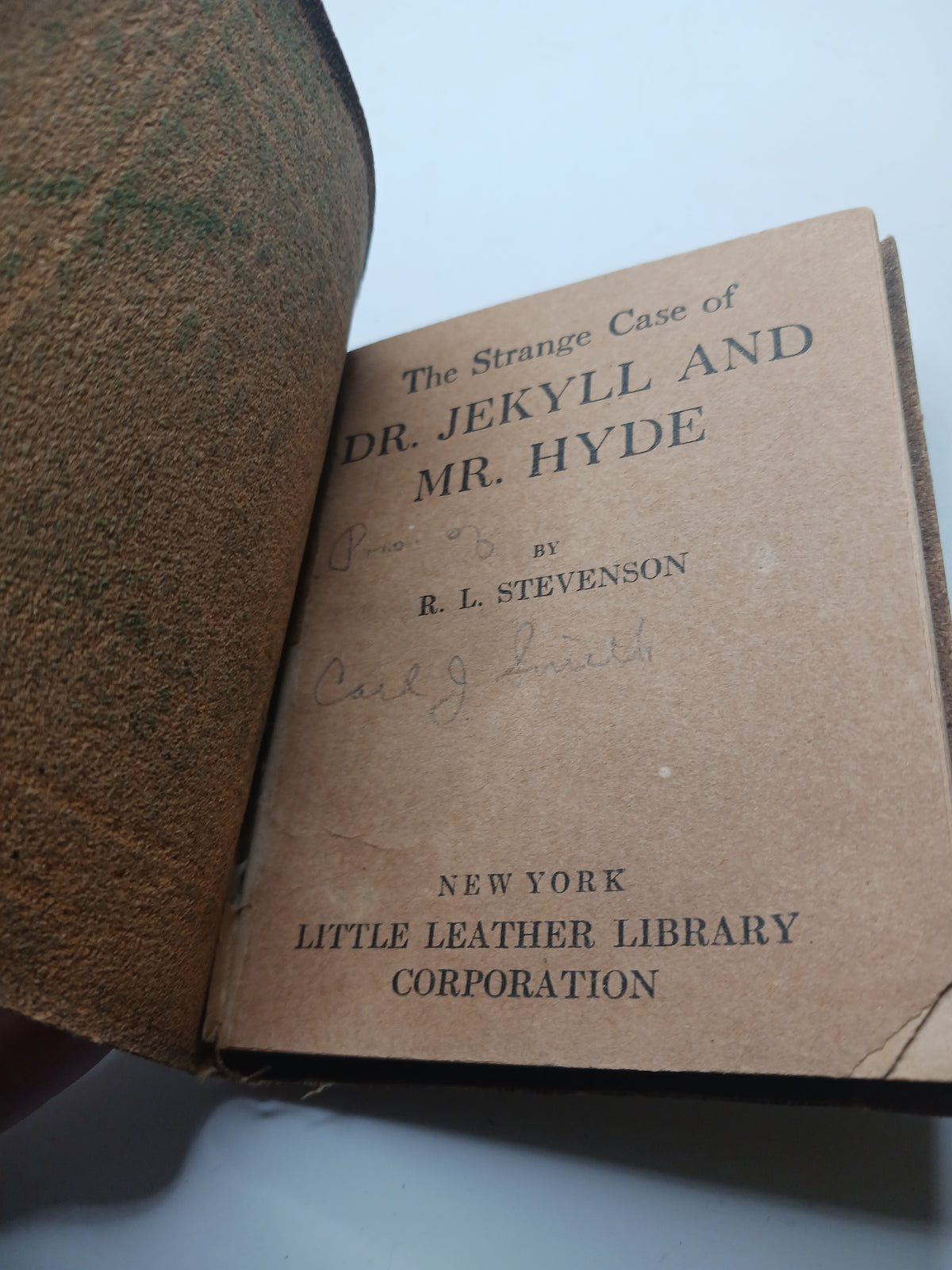 1916 Mini Leather Book
