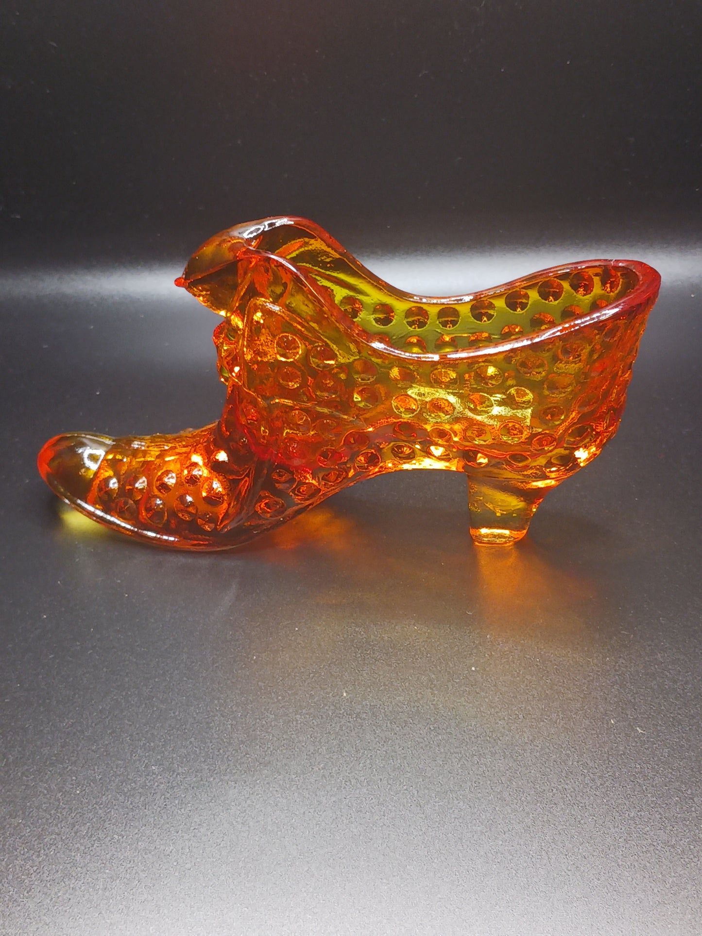 Vtg. Fenton Glass Shoe